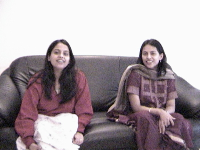 Monica with Mamta (her elder sister)