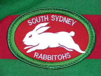 Digital Camera shot off an actual Souths Football Jersey - makes a great PC monitor's wallpaper!