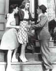 Virginia Weidler, Judy Garland, and Mickey Rooney in Babes on Broadway