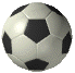stationary soccer ball