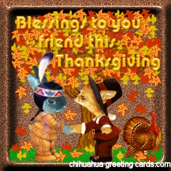 Thanksgiving Flash card 8