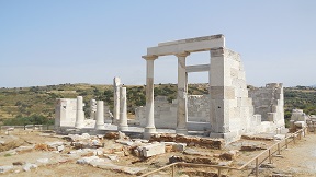 A look at Paros from Agios Prokopios on Naxos.