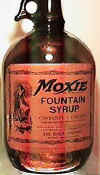 Moxie amber syrup jug