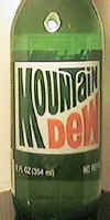 Mountain Dew bottle, 12oz