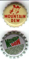 Mountian Dew crowncaps