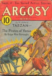 Argosy September 17,1932 - Pirates of Venus Pt. 1- Cover by Paul Stahr