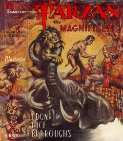 John Coleman Burroughs: Tarzan the Magnificent - 5 interior b/w plates