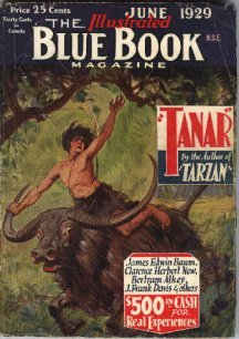 Blue Book: June 1929 - Tanar of Pellucidar - 4/6