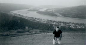 Bill with Peace River behind