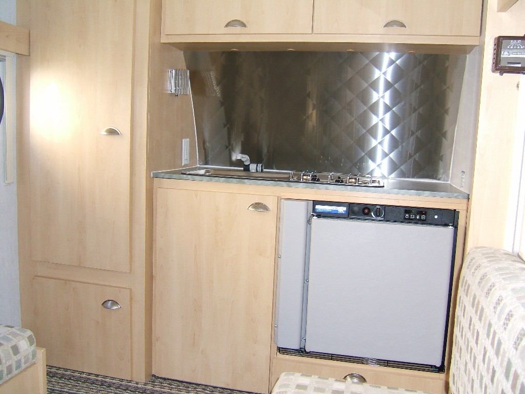 nice looking galley - everything a camper needs