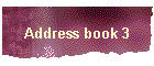 Address book 3