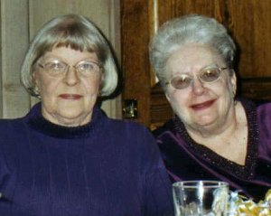 Mary Rolon, left, and Pat Roberson