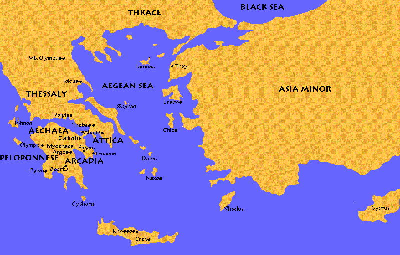 Ancient Greece Map Activity Lessons Tes Teach