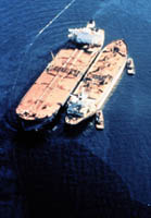 Exxon Valdez during the 1989 oil spill