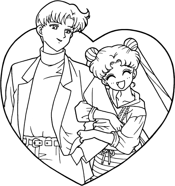sailor moon tuxedo mask coloring pages - photo #19