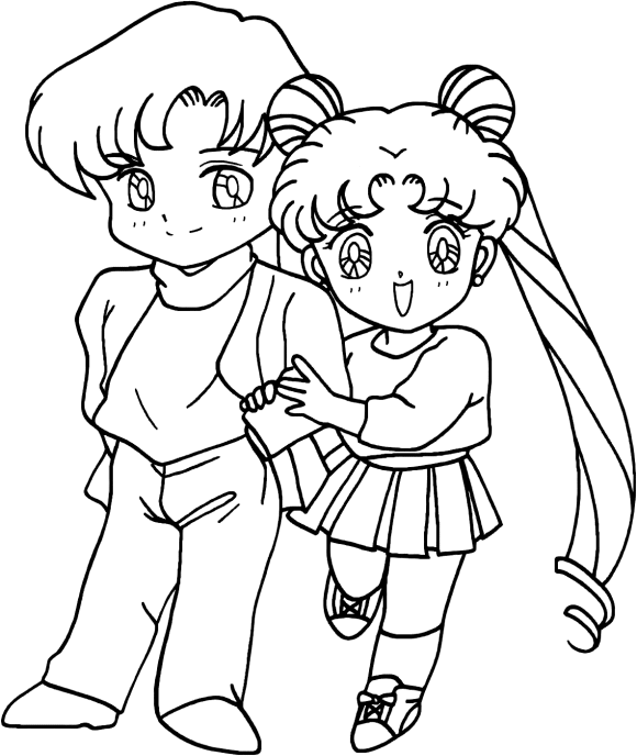 sailor moon love coloring pages - photo #7