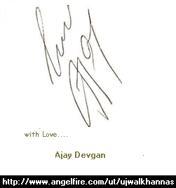 Ajay Devgan's Autograph