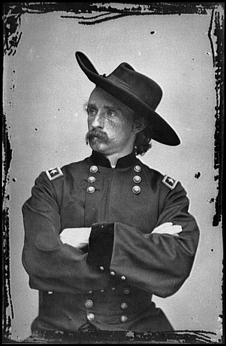 Brigadier General George Armstrong Custer, USA.