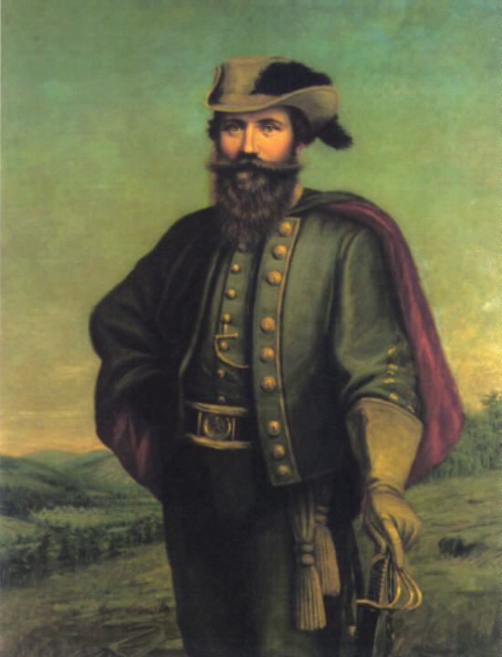 Major General J.E.B. Stuart, CSA; Cavalier.