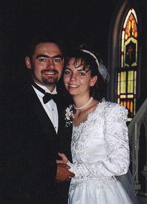 My Brother TJ and his wife Mandi - 1997