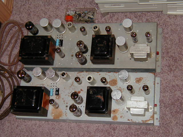 Identical pair of Hammond Organ Amplifiers.