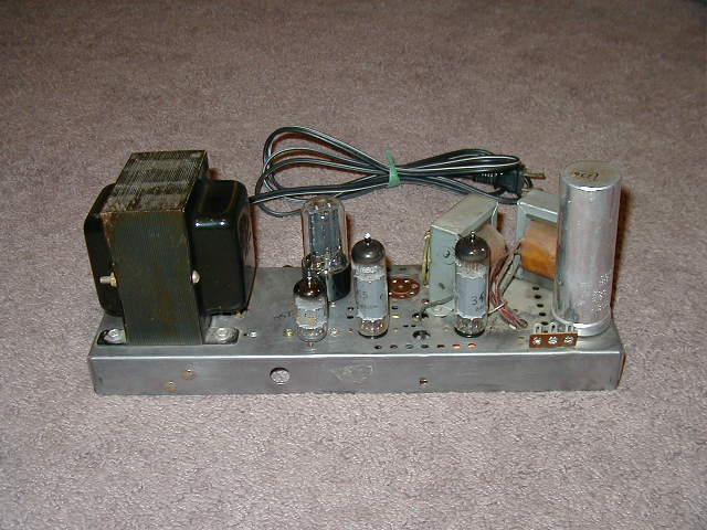 Single Ended 6BQ5 Stereo amplifier front.