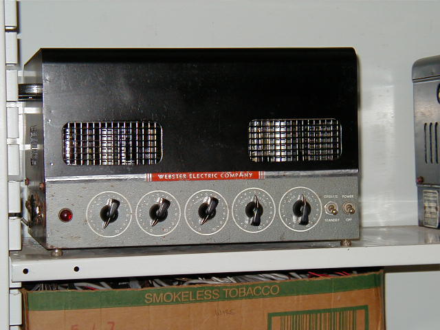 Webster 95B25 Amplifier.  Click here.