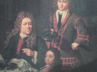 Detail schilderij met Filander de Baron