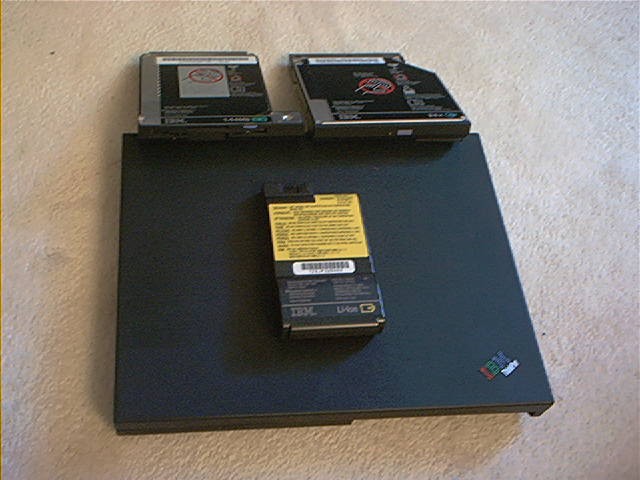 Disk Drive, CD-ROM, and Battery