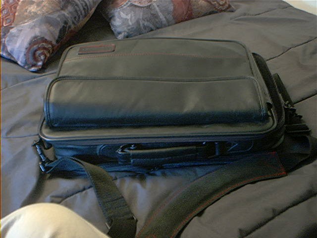 Deluxe Leather Carrying Case Closed