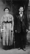 Frank & Josephine Gorsha in about 1907