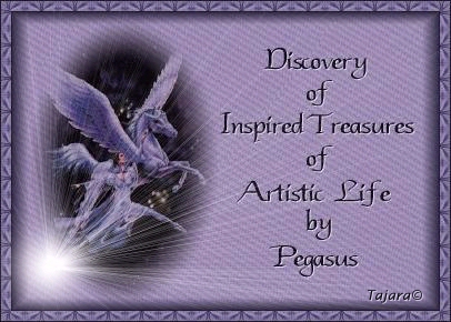 Discovery of Inspired Treasures of Artistic Life by Pegasus