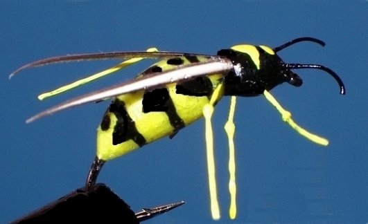 Leon's Epoxy Wasp, Originated and Tied By Leon Guthrie