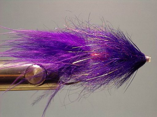 TUBE 'Electric Leech' (Purple), Tied By Scott Howell