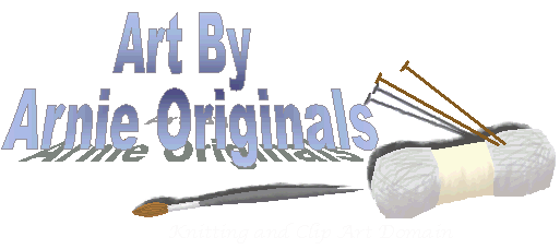 Art By Arnie Originals Knitting and Clip Art Domain