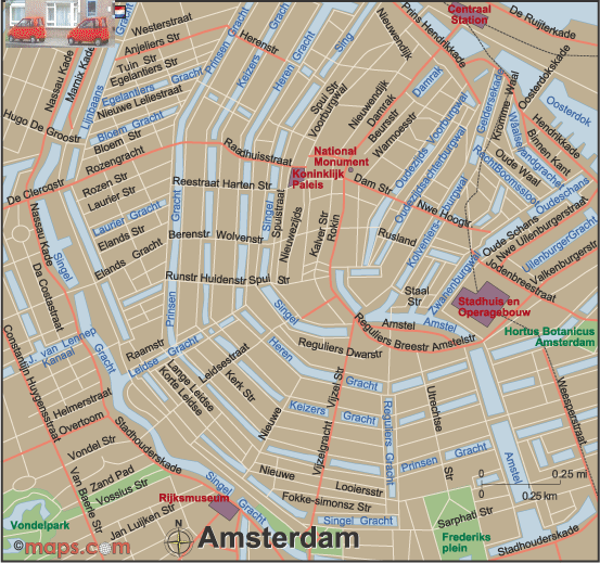 Map of amsterdam