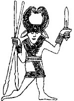 Wotan's Man w/Spears and Sword