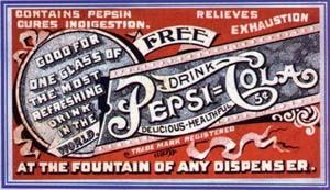 Coupon for Free Pepsi:Cola