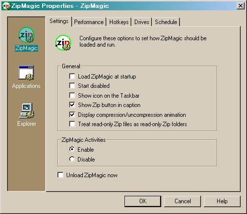 ZipMagic 1.0 for Win9x