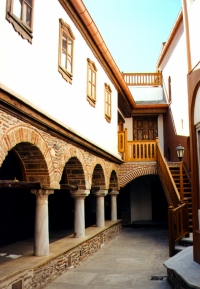 Inside view of the Dionisiou monastery