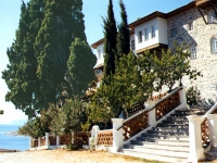 The entrance of Panteleimonos Monastery