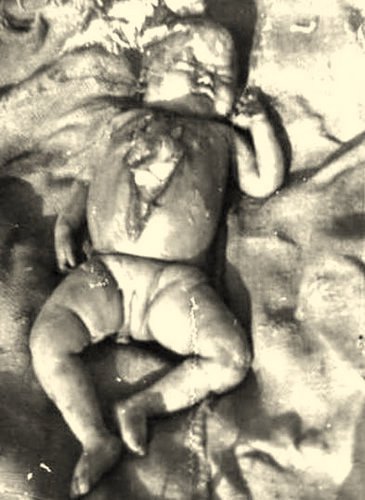 Dead body of Chittipudi Chakma daughter of Manek Kumar Chakma