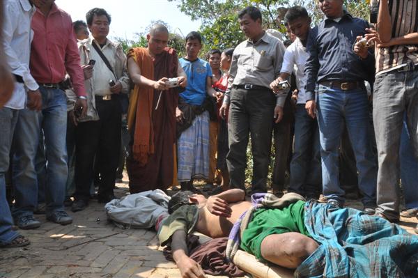 Indigenous victims of Muslim attack in Baghaihat