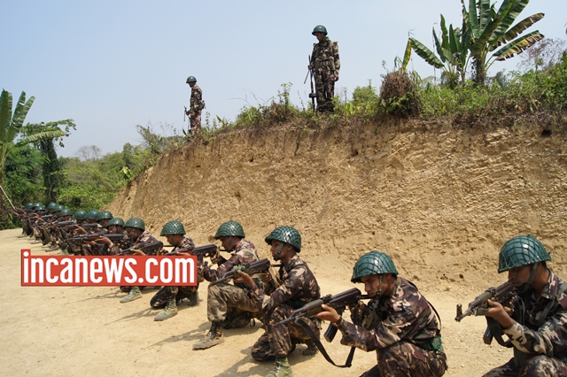 Bangladesh army training Muslim setters
