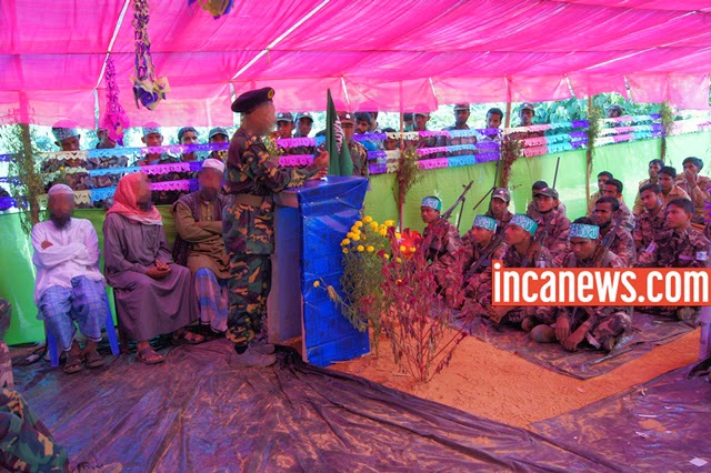 Bangladesh army training Muslim setters