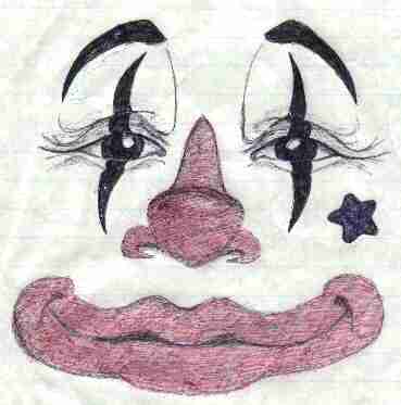 clown sketch