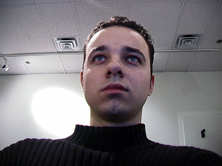 [Director/ Editor Erik Woods editing Three on a Match]