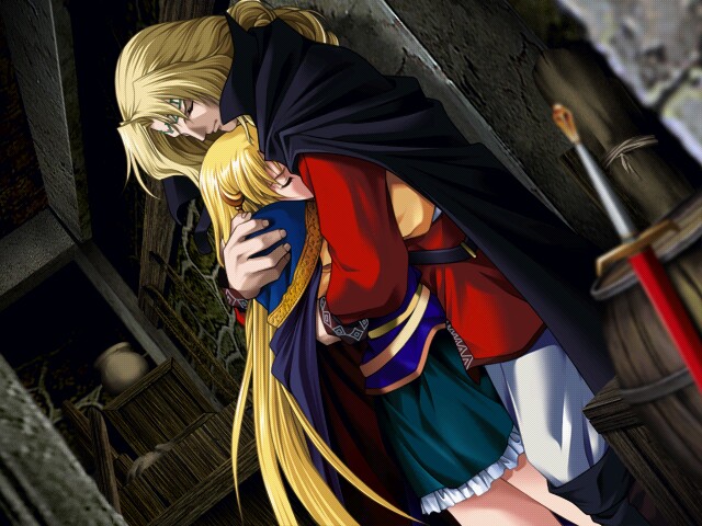 Shaye and Mikhael embrace