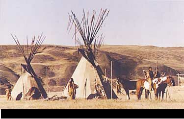 Scene From the movie,Dances With Wolves