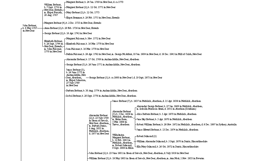 photo of family tree